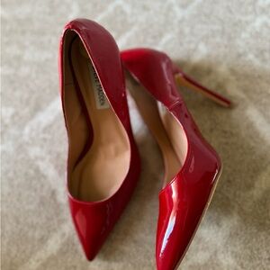 Steve Madden Glossy Red Heels